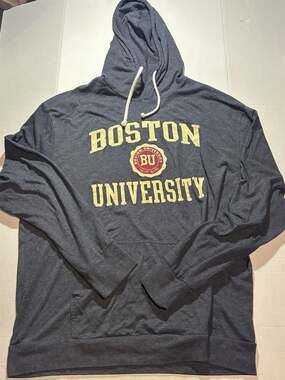 Blue 84 Boston University BU Terriors Light Hoodie XXL